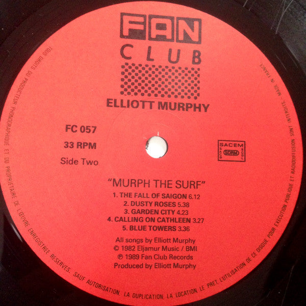 Elliott Murphy : Murph The Surf (LP, Album)