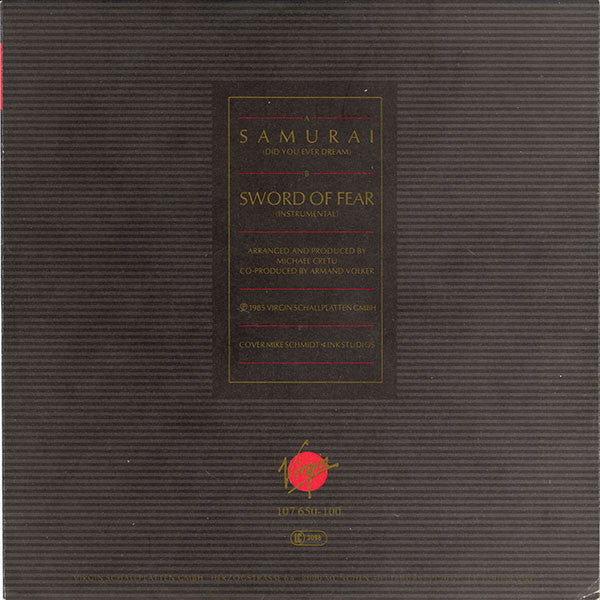 Cretu* : Samurai (English Version) (7", Single)
