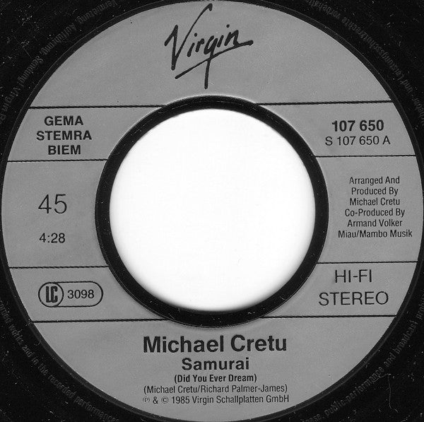 Cretu* : Samurai (English Version) (7", Single)
