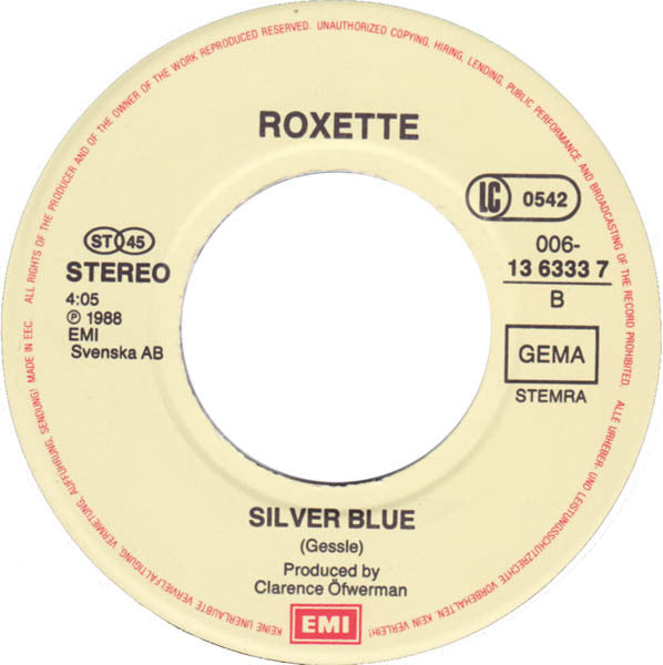 Roxette : The Look (7", Single)