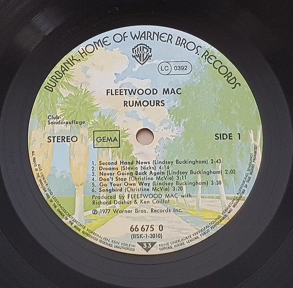 Fleetwood Mac : Rumours (LP, Album, Club)