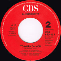 Alison Moyet : Weak In The Presence Of Beauty (7", Single)
