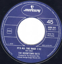 The Boomtown Rats : I Don't Like Mondays (7", Single)