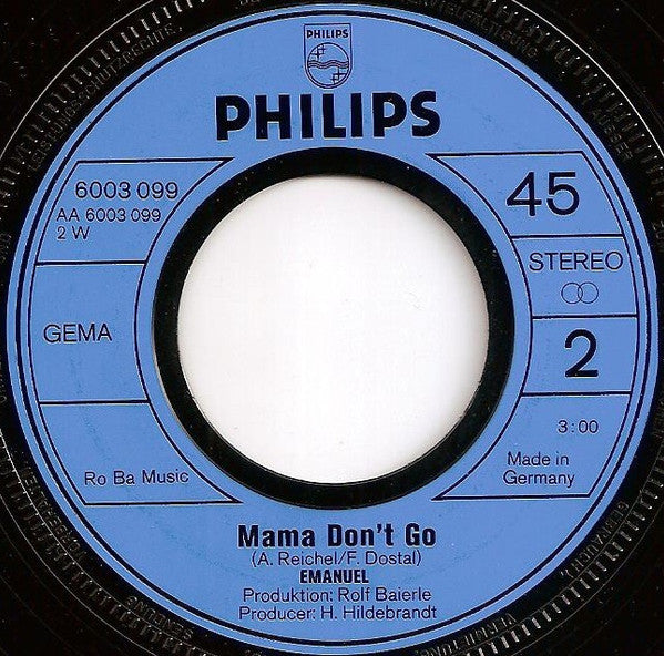 Emanuel (6) : Romeo (7", Single)