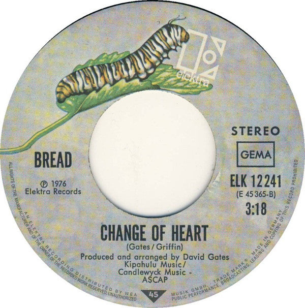 Bread :  Lost Without Your Love (7", Single)