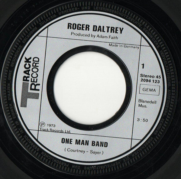 Roger Daltrey : One Man Band (7", Single)