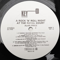Alan Price : A Rock 'n' Roll Night At The Royal Court Theatre (LP, Album)