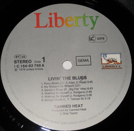 Canned Heat : Living The Blues (2xLP, Album, RE)
