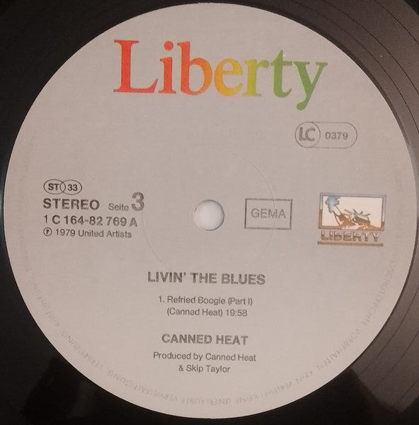 Canned Heat : Living The Blues (2xLP, Album, RE)