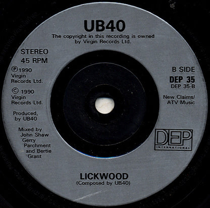 UB40 : Kingston Town (7", Single, Sil)