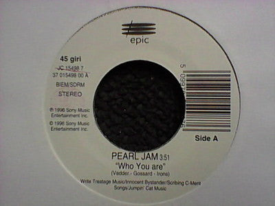 Pearl Jam / Bone Thugs-N-Harmony : Who You Are / Crossroad (7", Jukebox, Lar)