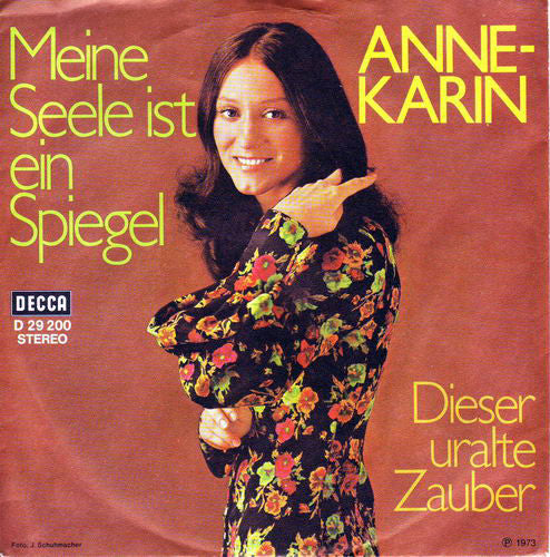 Anne Karin : Meine Seele Ist Ein Spiegel (7", Single)