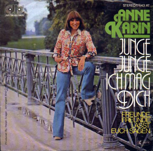 Anne Karin : Junge, Junge, Ich Mag Dich (7", Single)