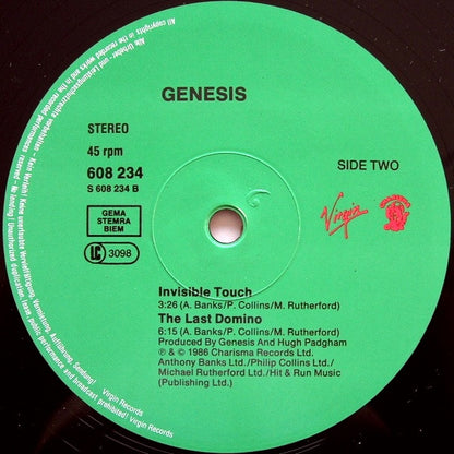Genesis : Invisible Touch (12", Maxi)