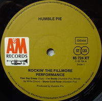 Humble Pie : Performance: Rockin' The Fillmore (2xLP, Album)