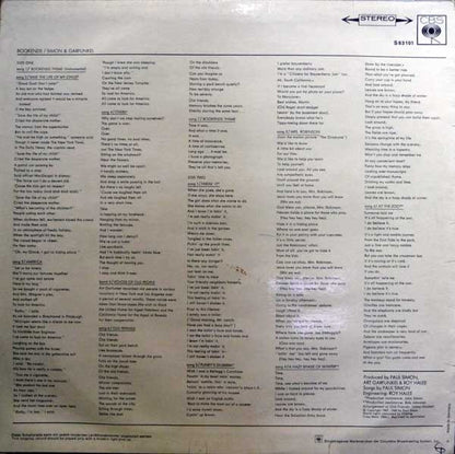 Simon & Garfunkel : Bookends (LP, Album)