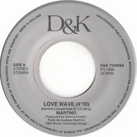Martino (9) : Love Wave (7", Single)
