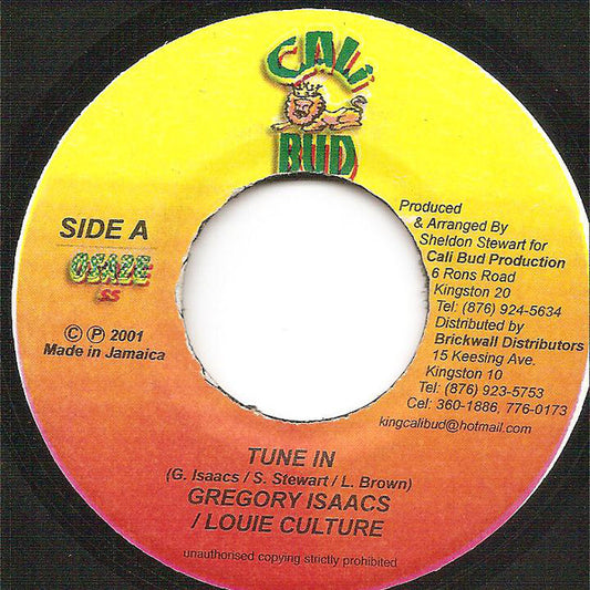Gregory Isaacs / Louie Culture : Tune In (7")