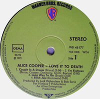 Alice Cooper : Love It To Death (LP, Album, RE)