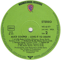 Alice Cooper : Love It To Death (LP, Album, RE)