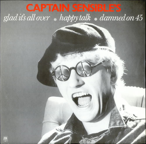 Captain Sensible : Glad It's All Over / Happy Talk / Damned On 45 (12")