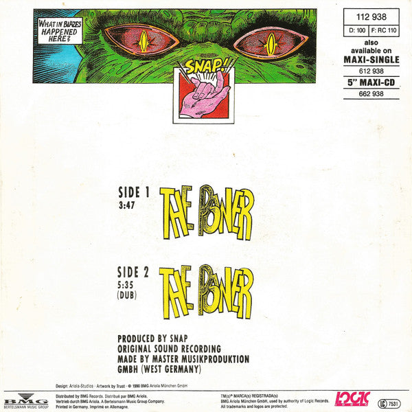 Snap! : The Power (7", Single)