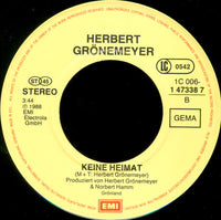 Herbert Grönemeyer : Was Soll Das (7", Single)