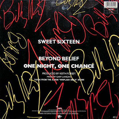 Billy Idol : Sweet Sixteen (12", Maxi)