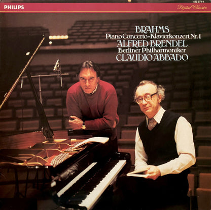 Johannes Brahms - Alfred Brendel - Claudio Abbado - Berliner Philharmoniker : Piano Concerto / Klavierkonzert Nr.1 (LP, Album)