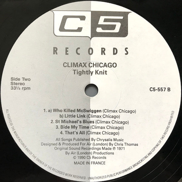 Climax Blues Band : Tightly Knit (LP, Album, RE)