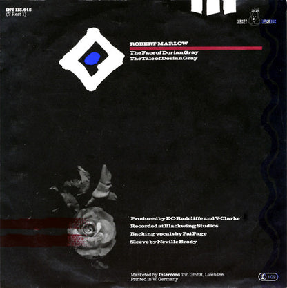 Robert Marlow : The Face Of Dorian Gray (7", Single)