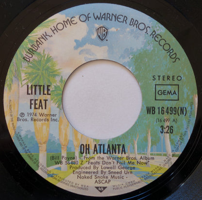 Little Feat : Oh Atlanta (7")