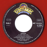 Survivor : Is This Love (7", Single, Red)