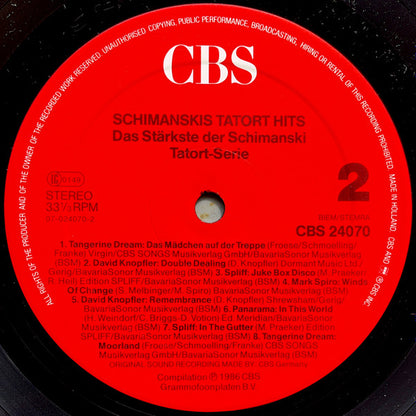 Various : Schimanskis Tatort Hits (LP, Comp)