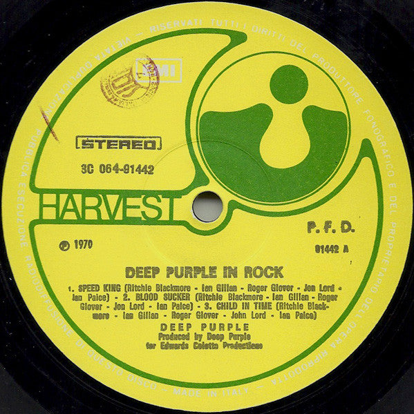 Deep Purple : In Rock (LP, Album, RE)