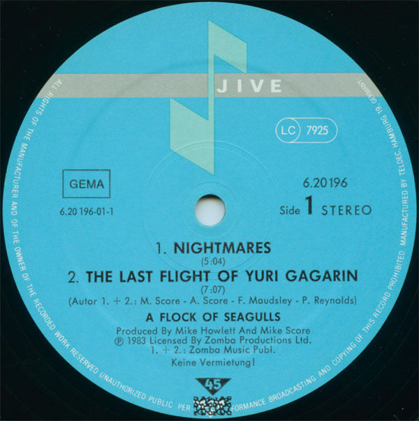 A Flock Of Seagulls : Nightmares (12", Single)