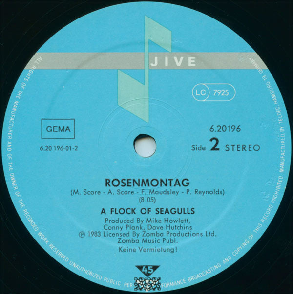 A Flock Of Seagulls : Nightmares (12", Single)