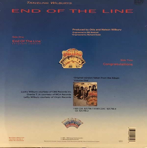 Traveling Wilburys : End Of The Line (12")