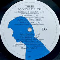 Bryan Ferry : These Foolish Things (LP, Album, RE)