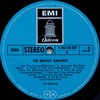 The Beatles : The Beatles' Greatest (LP, Comp, RE)