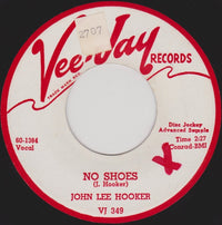 John Lee Hooker : No Shoes / Solid Sender (7", Promo)