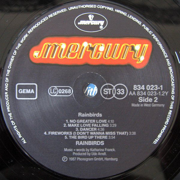 Rainbirds : Rainbirds (LP, Album, PG )