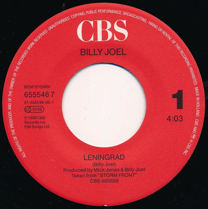 Billy Joel : Leningrad (7", Single)