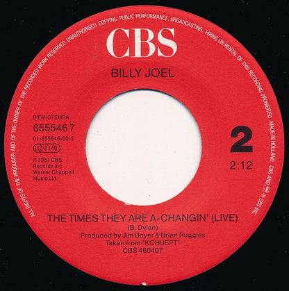 Billy Joel : Leningrad (7", Single)