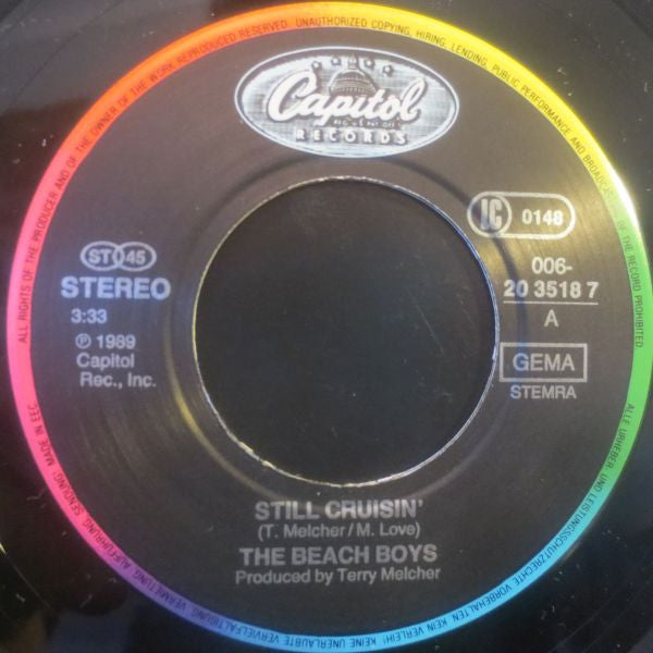 The Beach Boys : Still Cruisin' (7", Single)