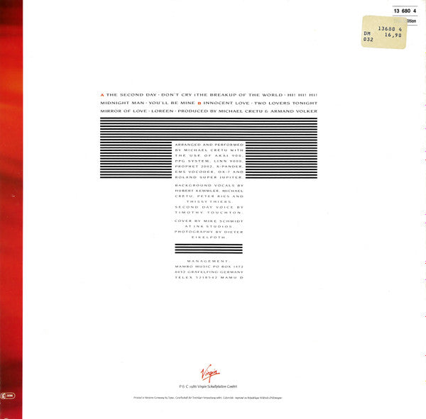 Sandra : Mirrors (LP, Album, Club)