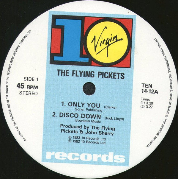 The Flying Pickets : Only You (12")
