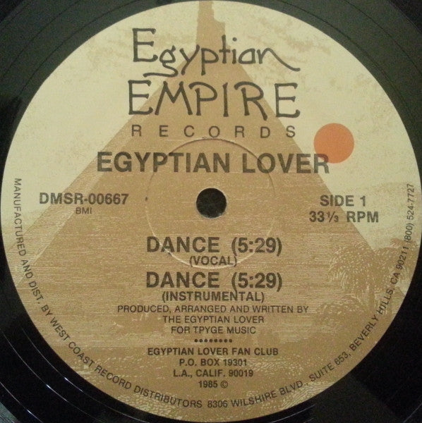 Egyptian Lover : Dance (12", RP)
