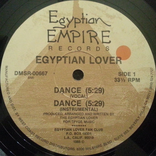 Egyptian Lover : Dance (12", RP)