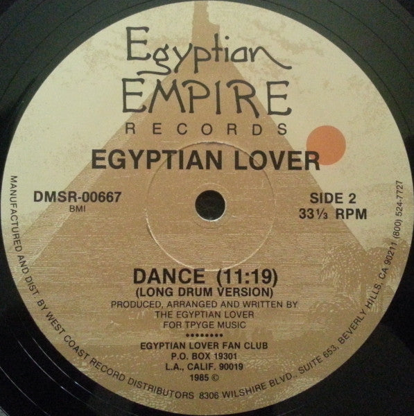 Egyptian Lover : Dance (12", RP)